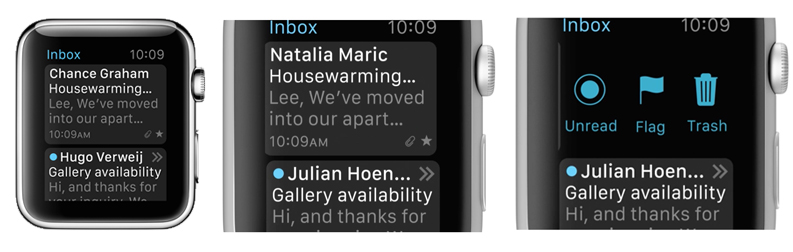 Apple Watch email
